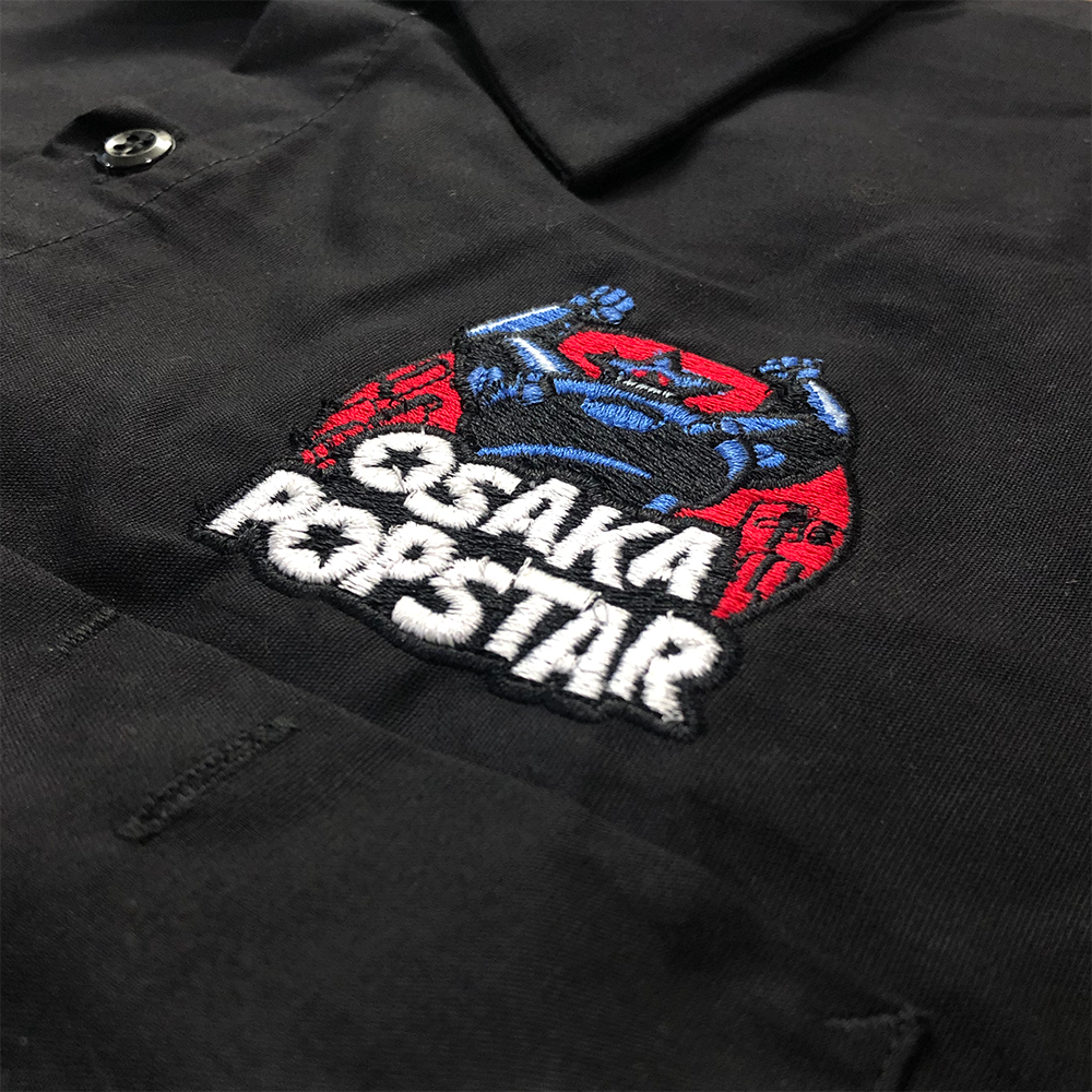 Osaka Popstar Giant Robot chemise brodée work shirt