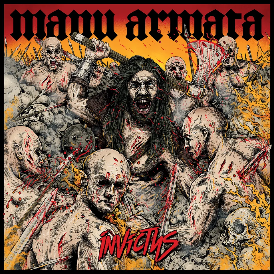 Manu Armata Invictus vinyle LP rouge hardcore