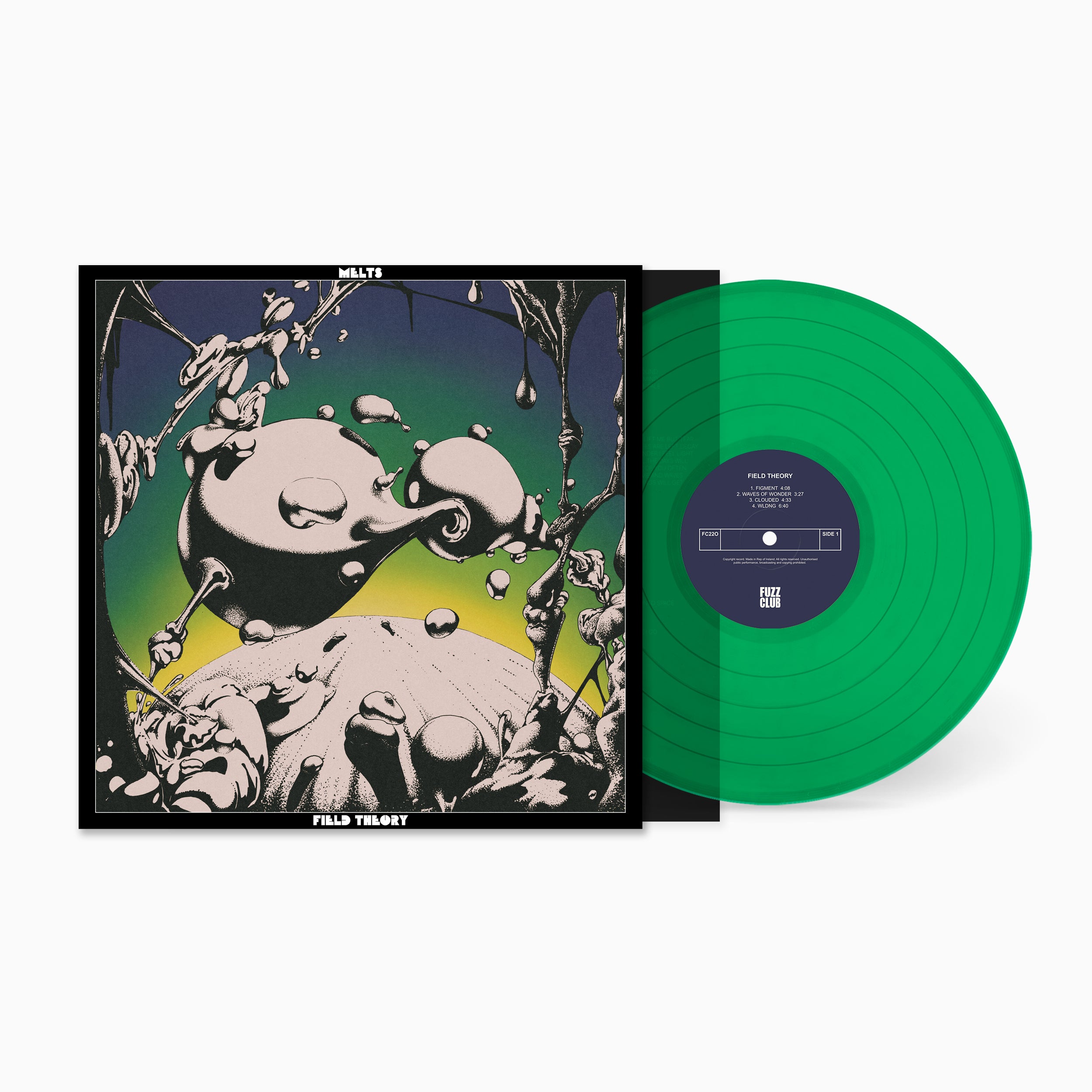 MELTS Field Theory vinyle vert transparent LP