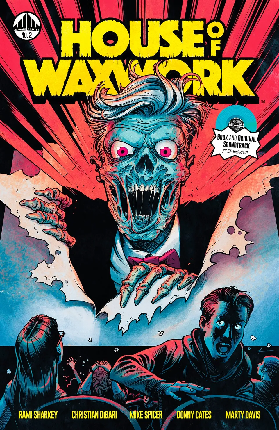 Waxwork Records House Of Waxwork Issue 2 comics + vinyle 7"