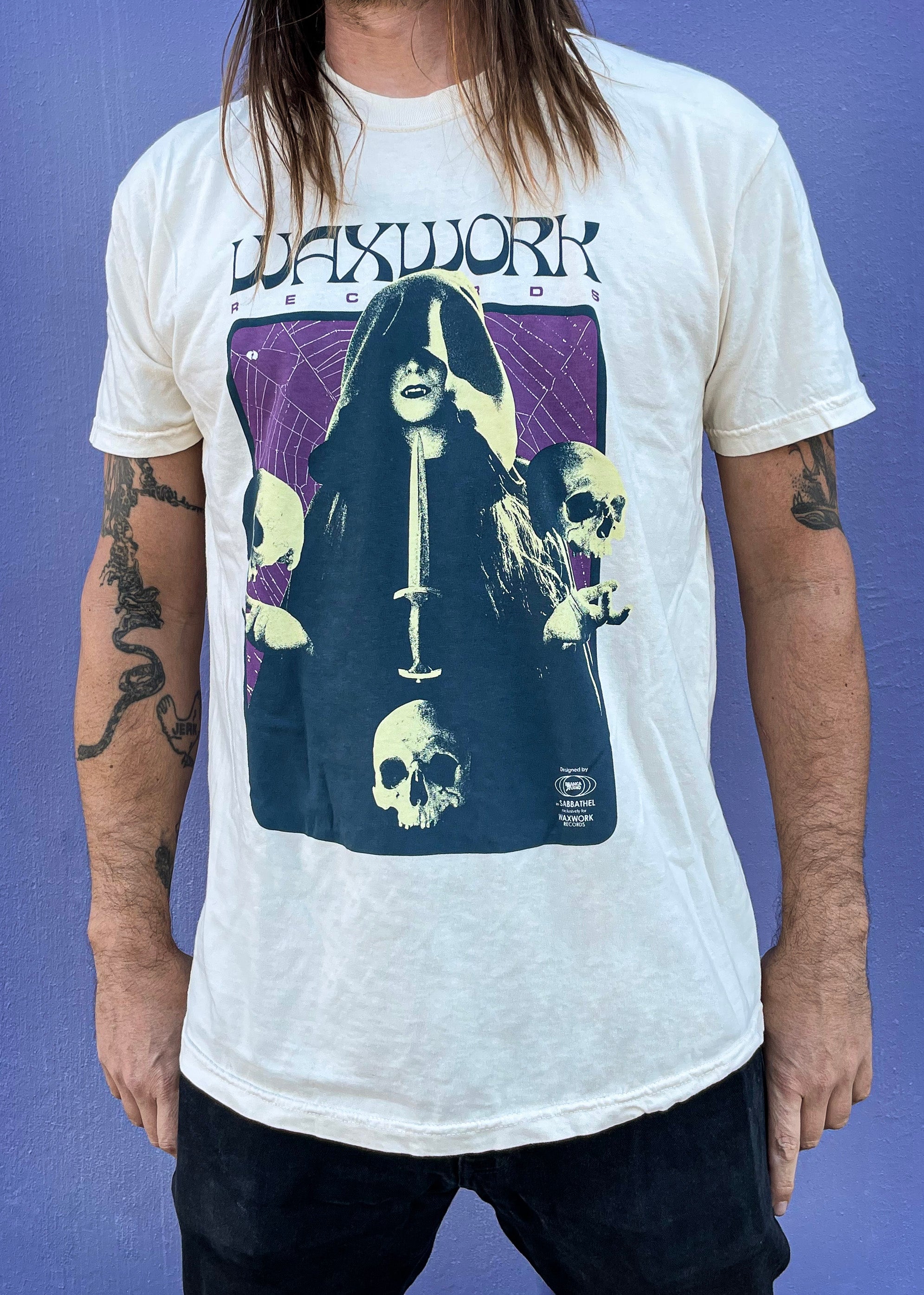 Waxwork Records Vampire Hex t-shirt Natural sorcellerie