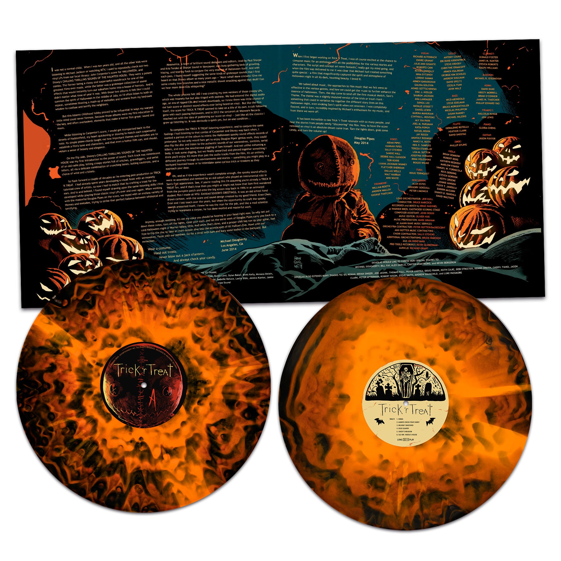 Waxwork Records Trick'r Treat vinyle double LP bande originale