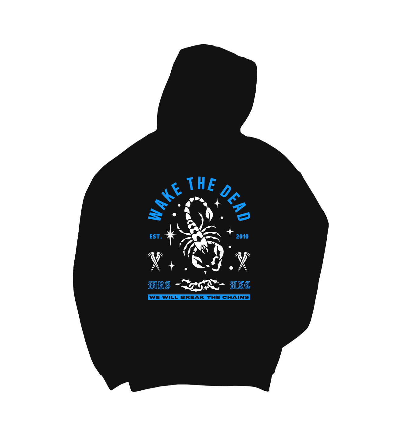 Useless Pride Records Wake The Dead Scorpion hoodie noir