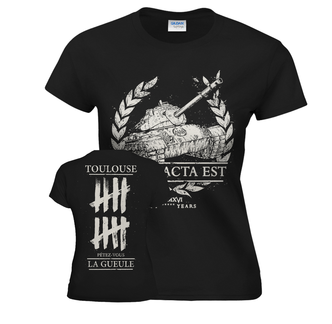 ALEA JACTA EST 10 Years t-shirt noir taille M