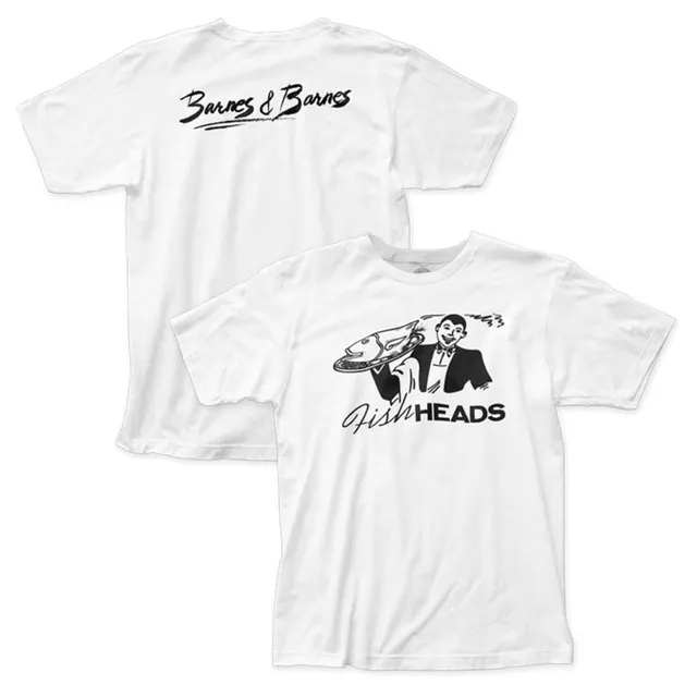 Barnes & Barnes Fish Heads t-shirt blanc col rond