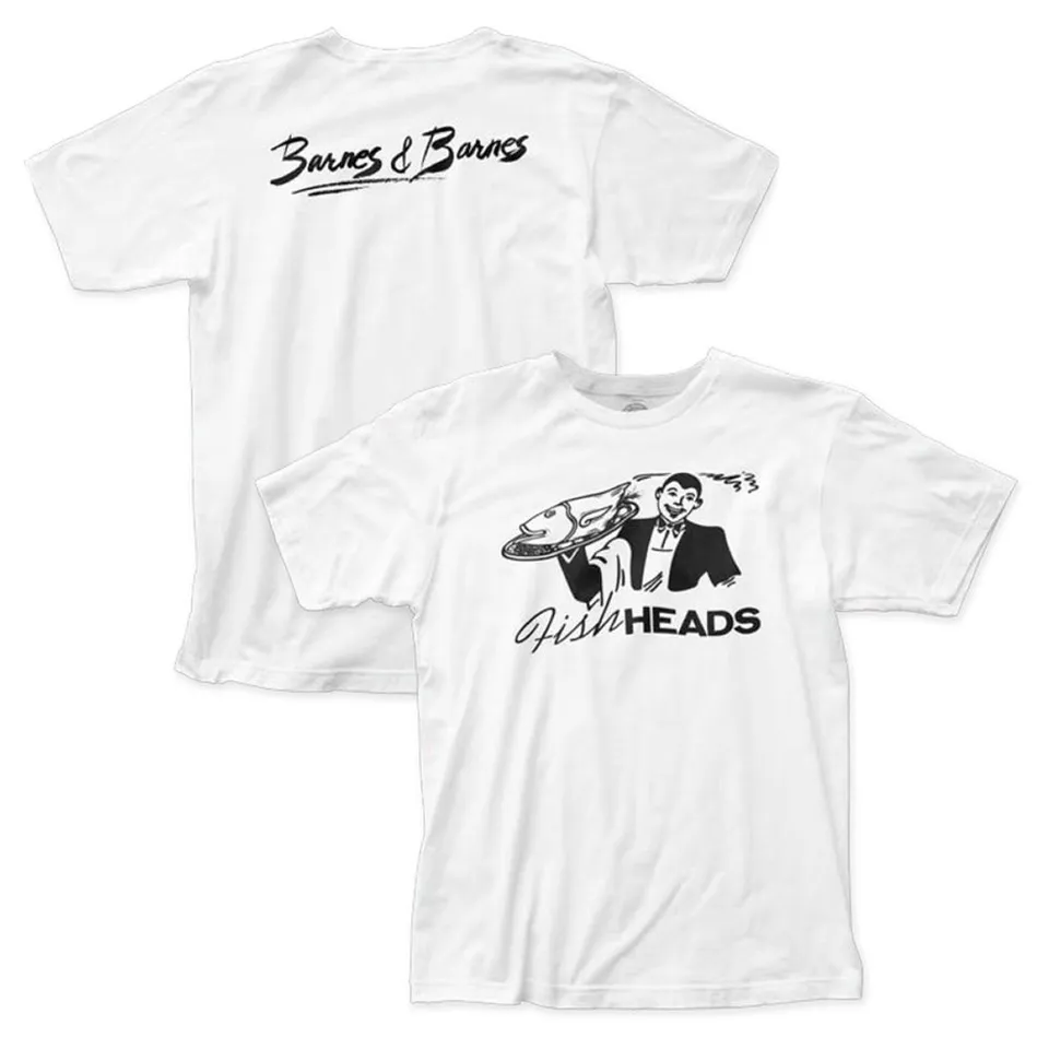 Barnes & Barnes Fish Heads t-shirt blanc col rond