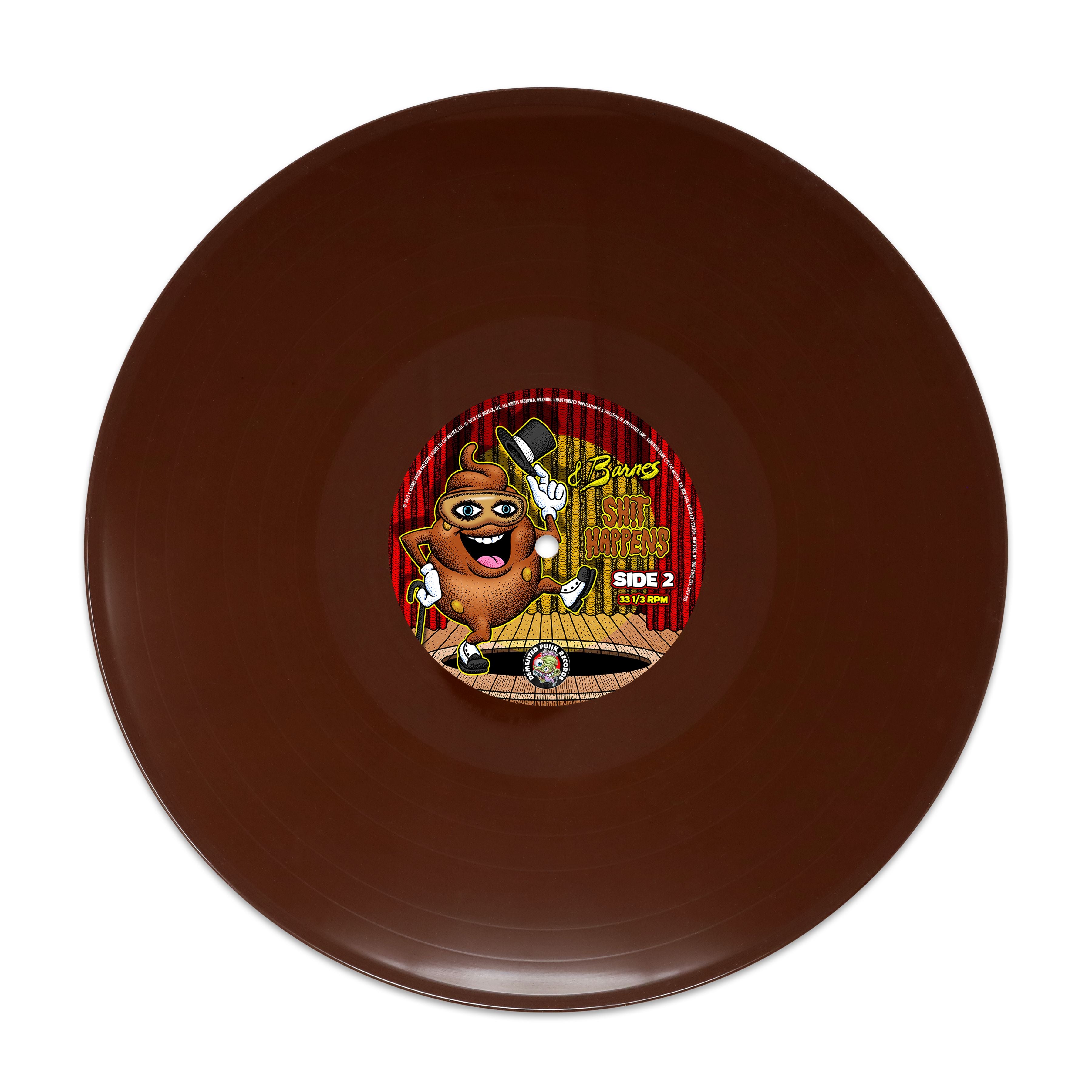 Barnes & Barnes Shit Happens vinyle LP marron comédie