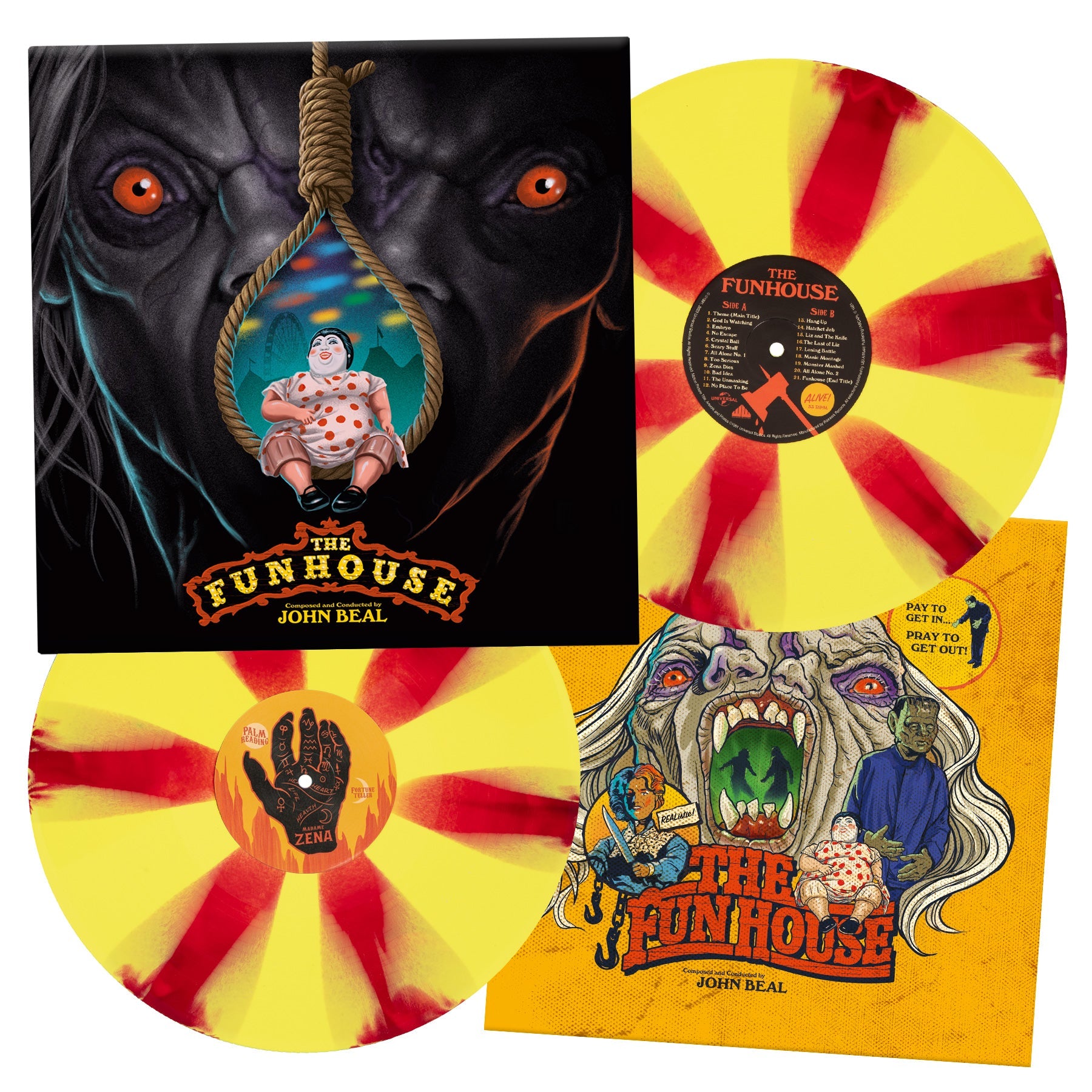Waxwork Records The Funhouse vinyle double LP pinwheel