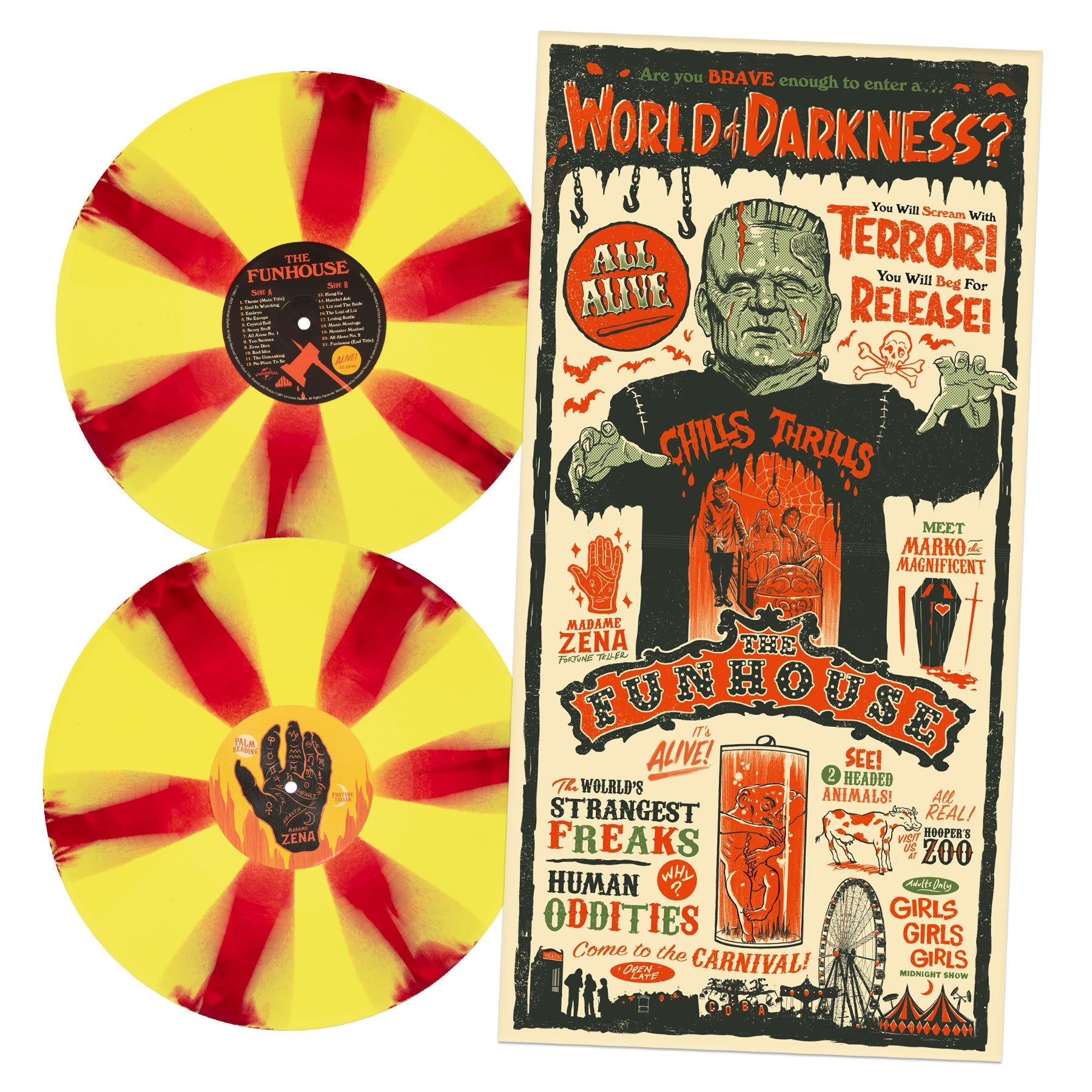 Waxwork Records The Funhouse vinyle double LP pinwheel