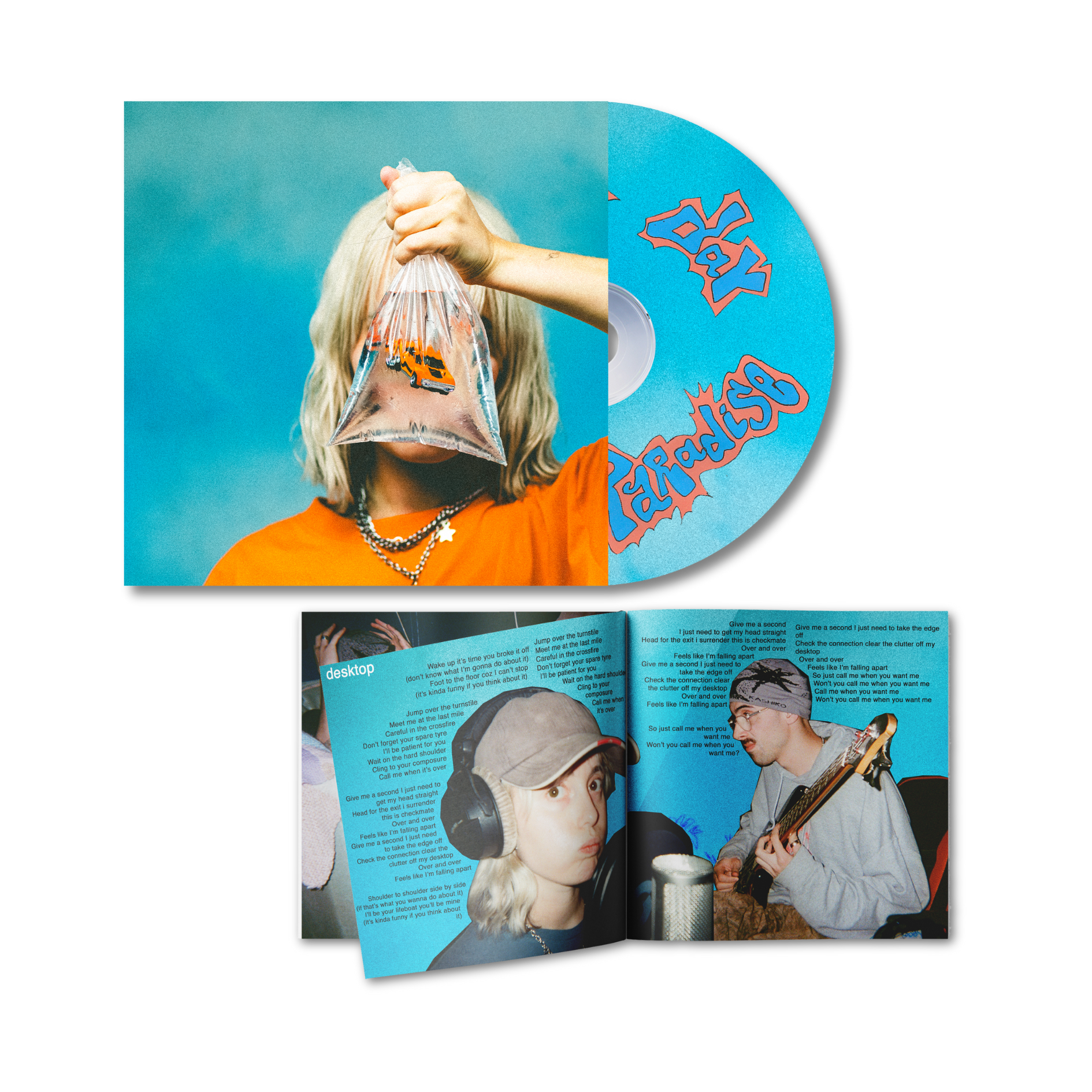 Another Day in Paradise pack CD cassette tee-shirt