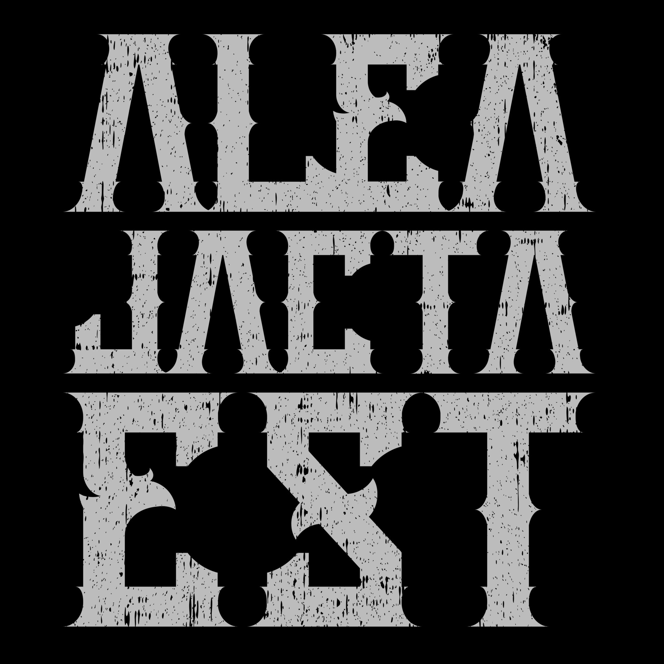 Alea Jacta Est T-shirt noir coton bio taille M