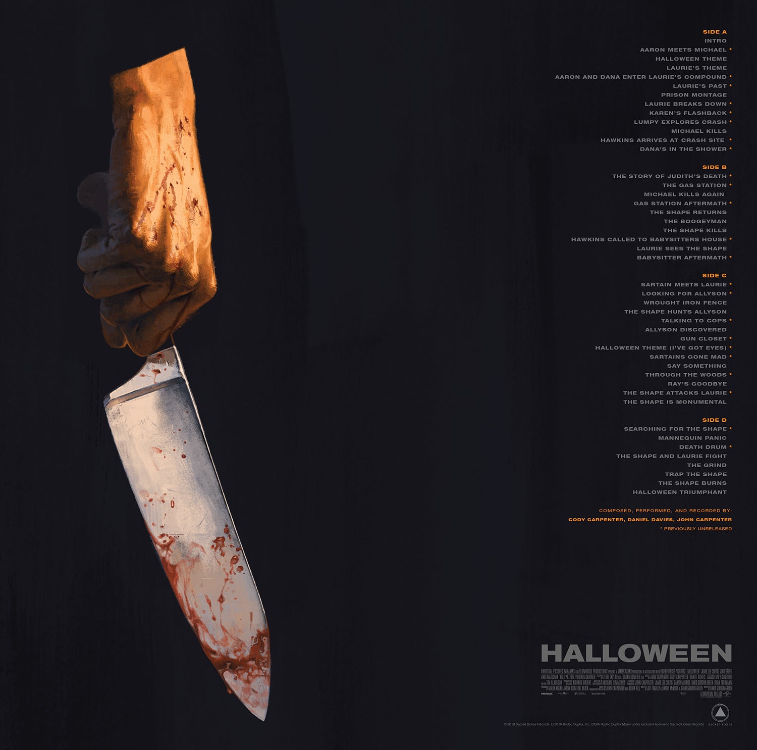 Waxwork Halloween 2018 Expanded double vinyle orange splatter