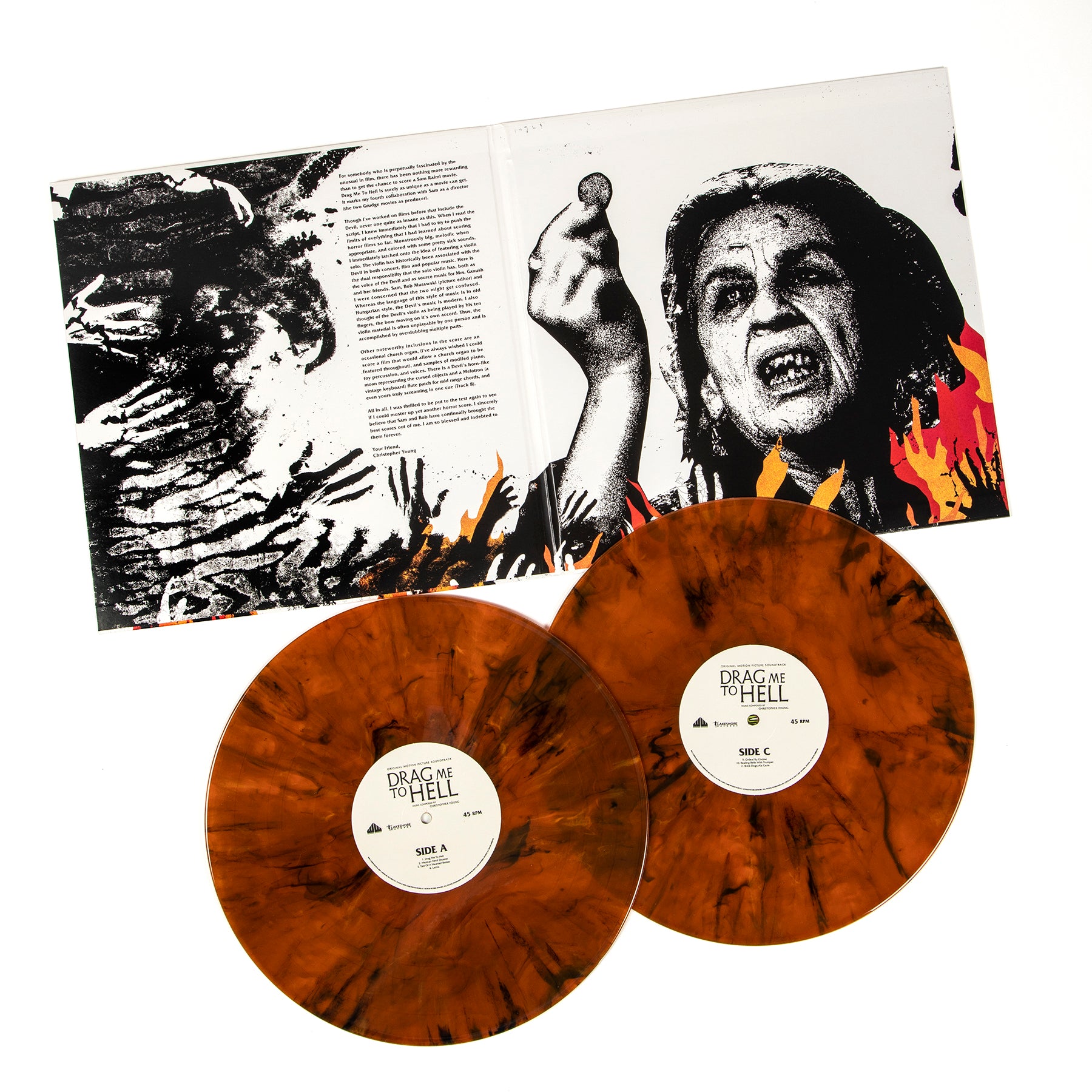 Waxwork Records Drag Me To Hell vinyle Hell Fire 2LP