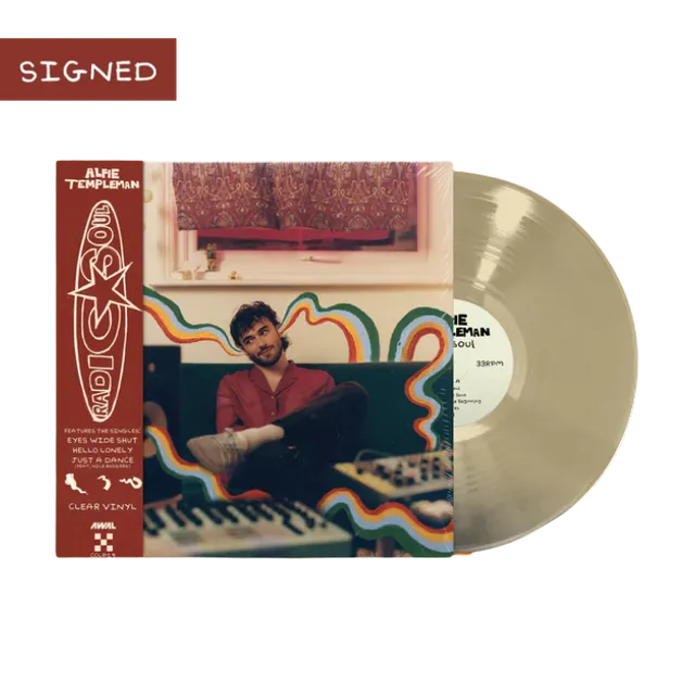 Alfie Templeman Radiosoul vinyle transparent 140g édition signée