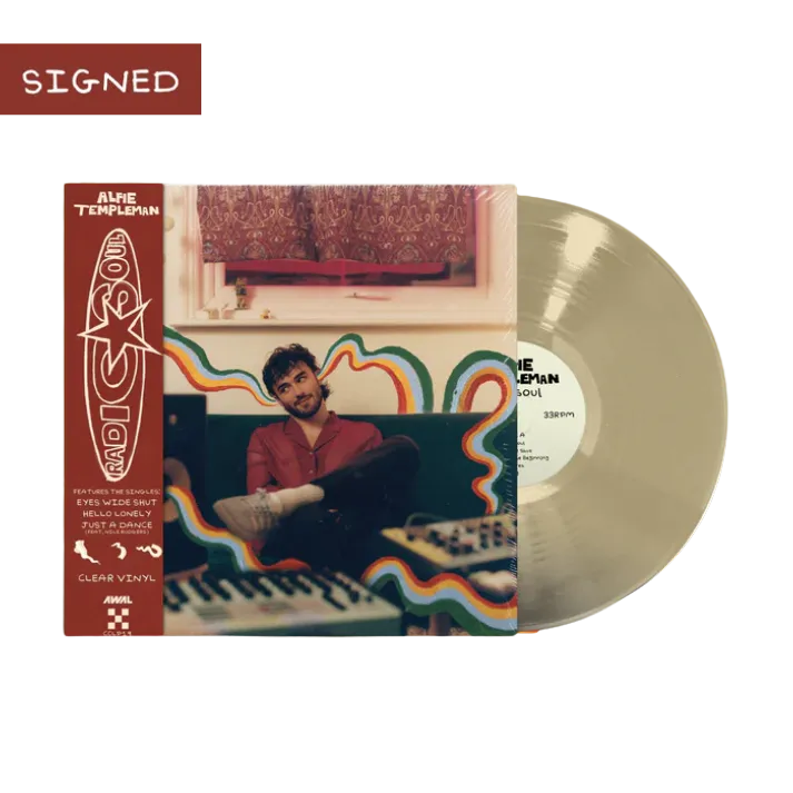 Alfie Templeman Radiosoul vinyle transparent 140g édition signée