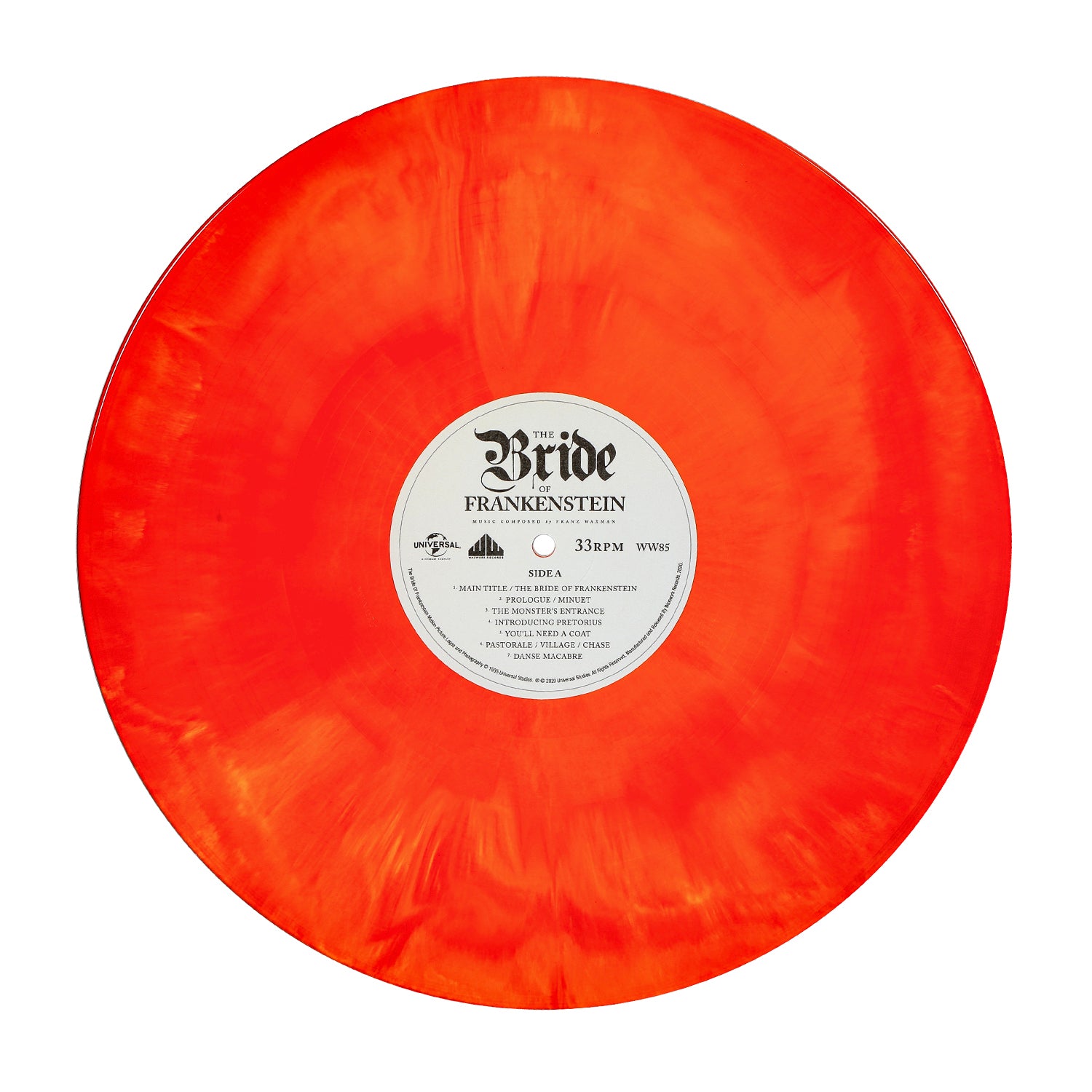 Waxwork Records Bride of Frankenstein vinyle BO remasterisée