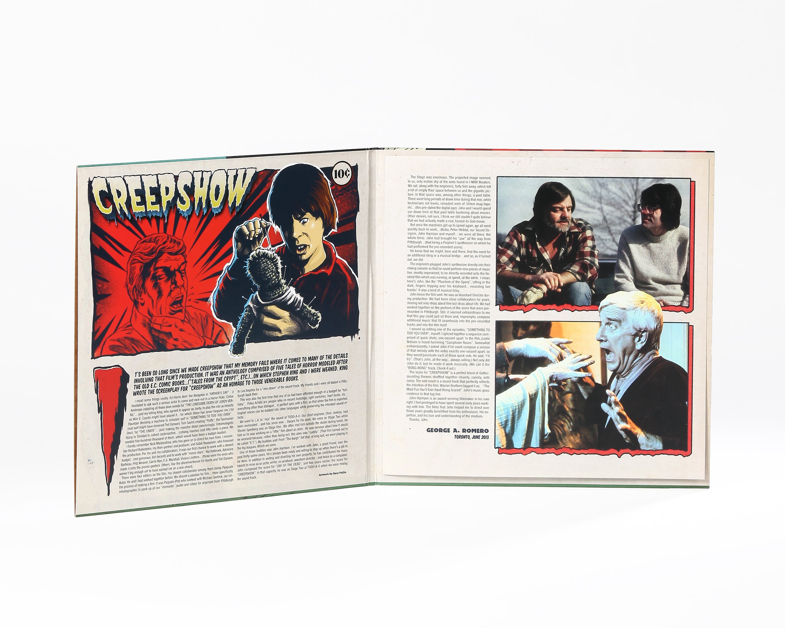 Waxwork Records Creepshow vinyle Meteor Green Blood Red
