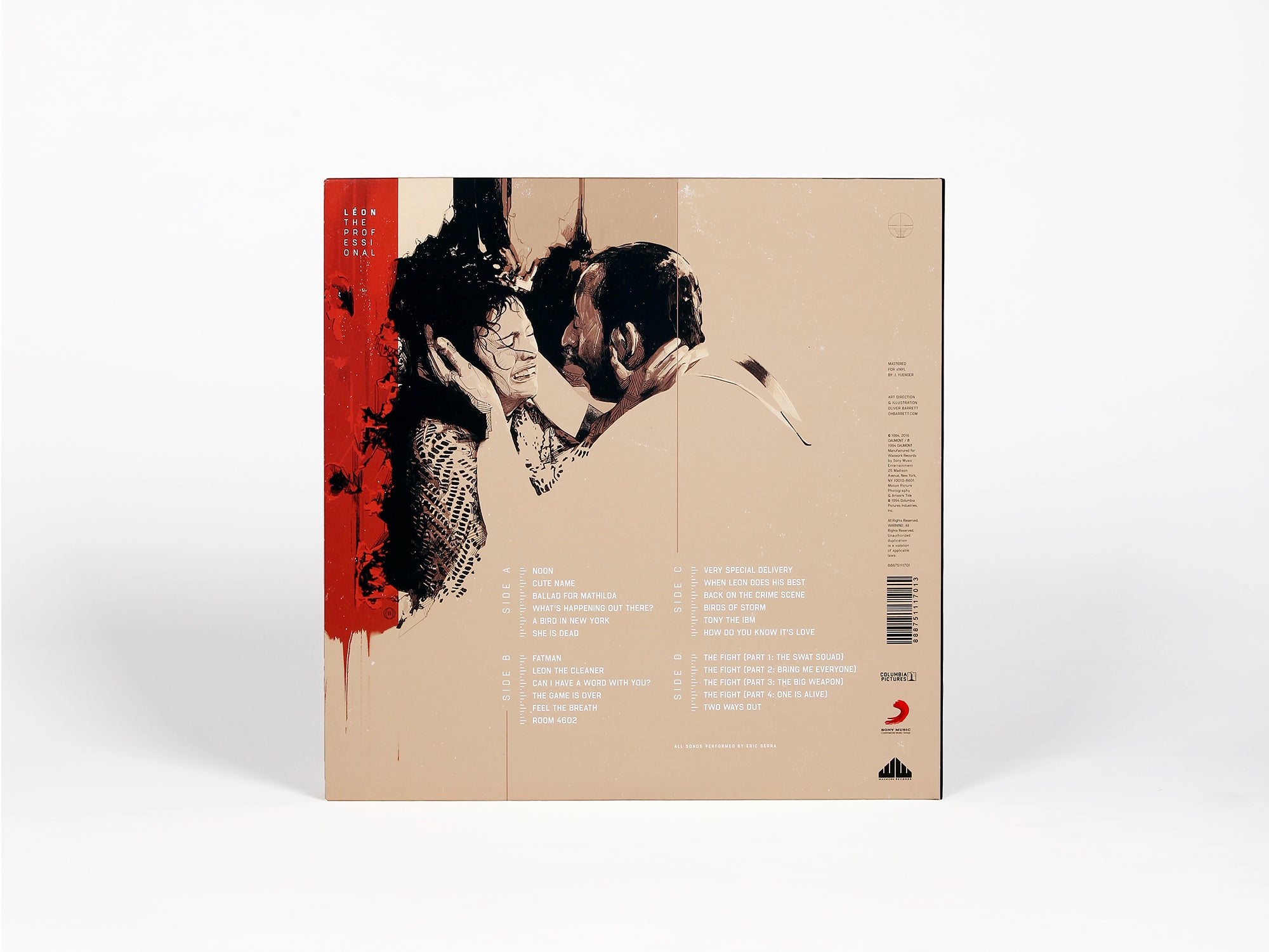 Waxwork Léon The Professional vinyle Gunmetal Splatter Serra