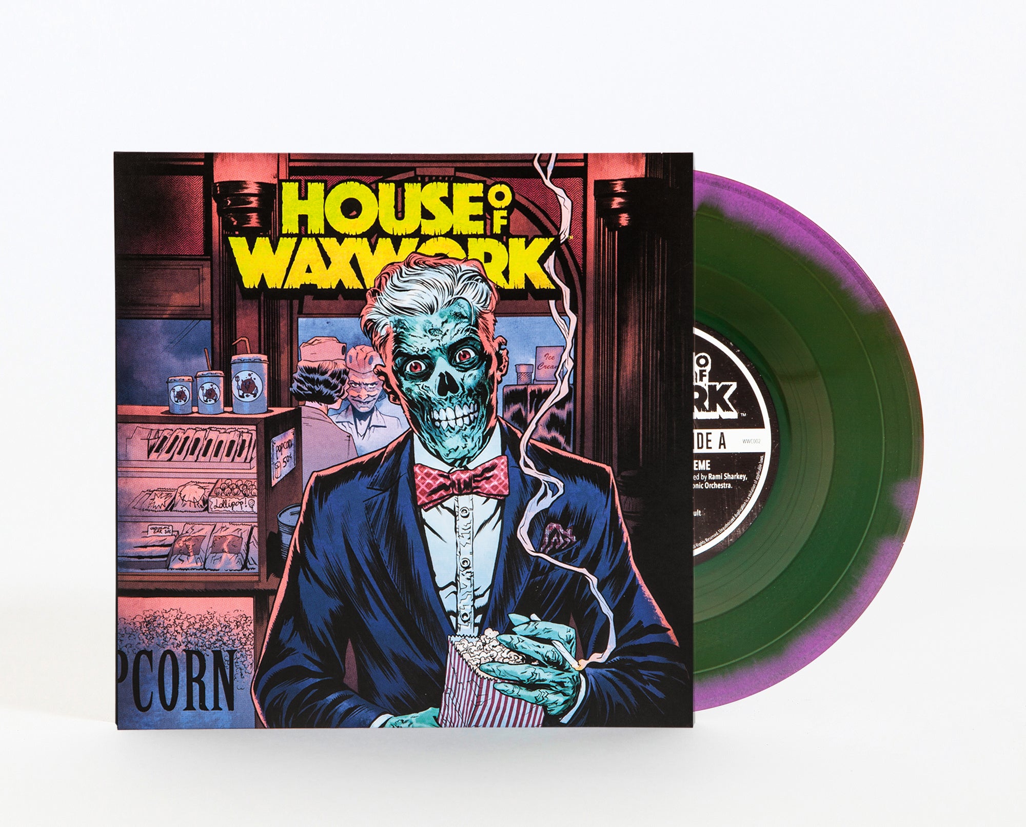 Waxwork Records House of Waxwork 2 comic + vinyle 7" horreur