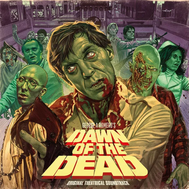 Waxwork Records Dawn of the Dead vinyle 3LP couleur BO