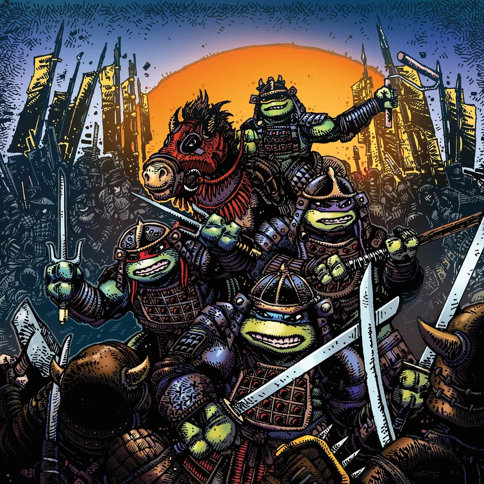 Waxwork Records Tortues Ninja 3 vinyle BO aventure