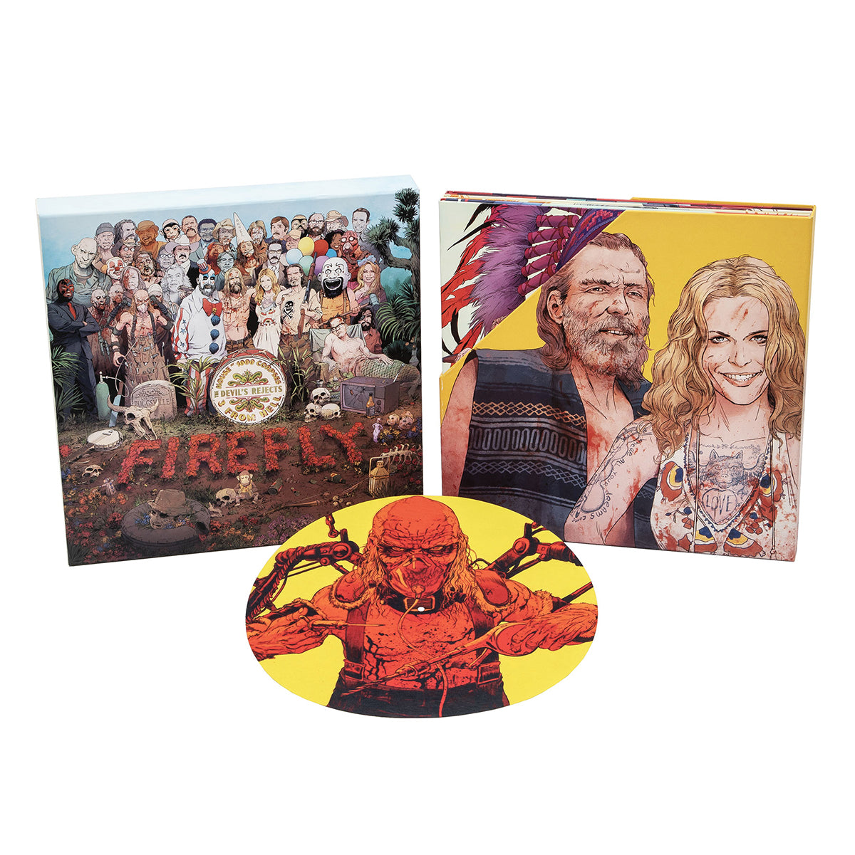 Waxwork Records Rob Zombie Firefly Trilogy coffret vinyle 6 LP splatter