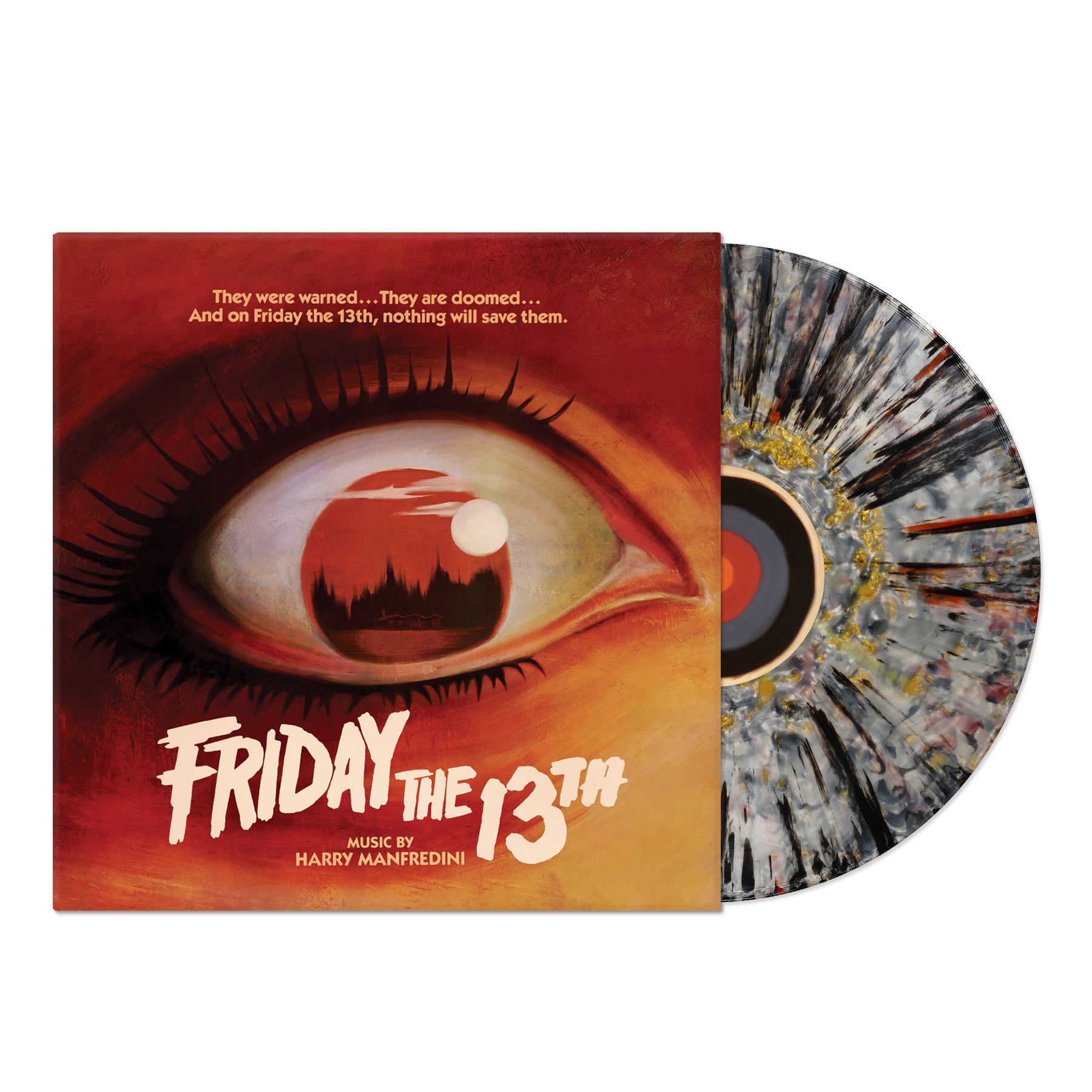 Waxwork Records Friday the 13th vinyle splatter Harry Manfredini