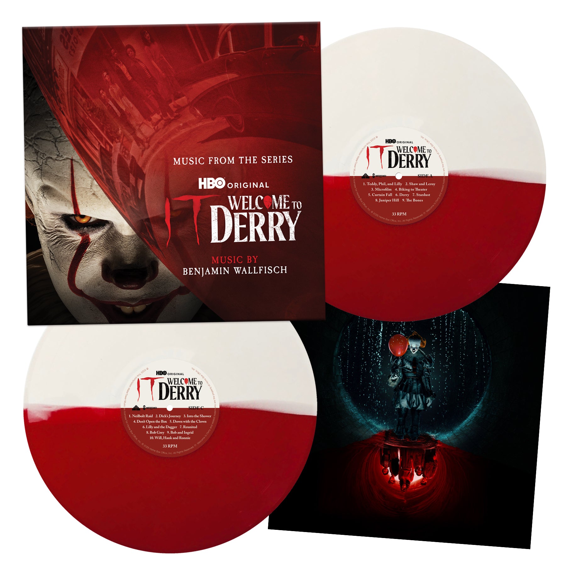 Waxwork Records IT Welcome To Derry vinyle double LP split