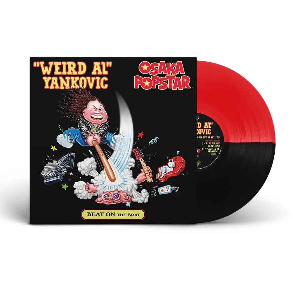 Demented Punk Beat on the Brat vinyle 12 pouces rouge noir