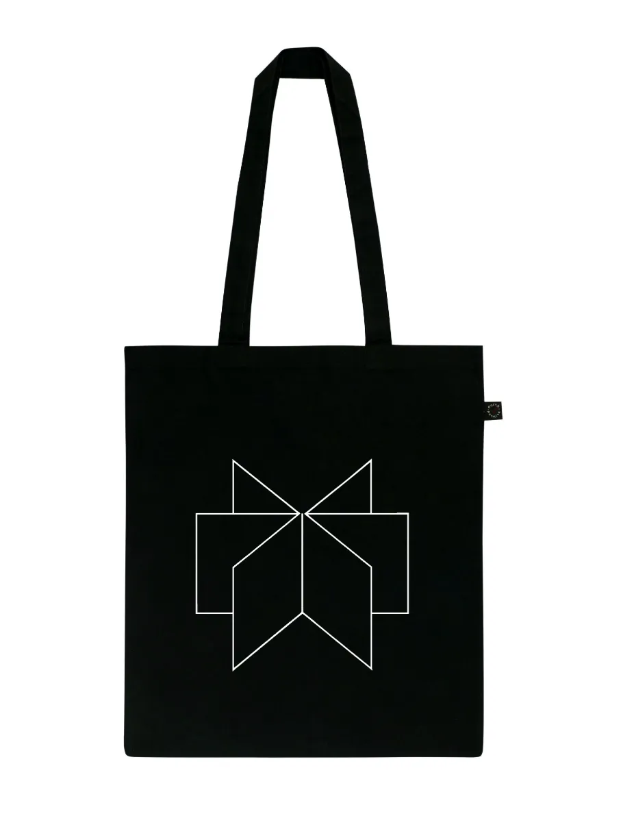 Mint Tote Bag sac toile noir vinyles