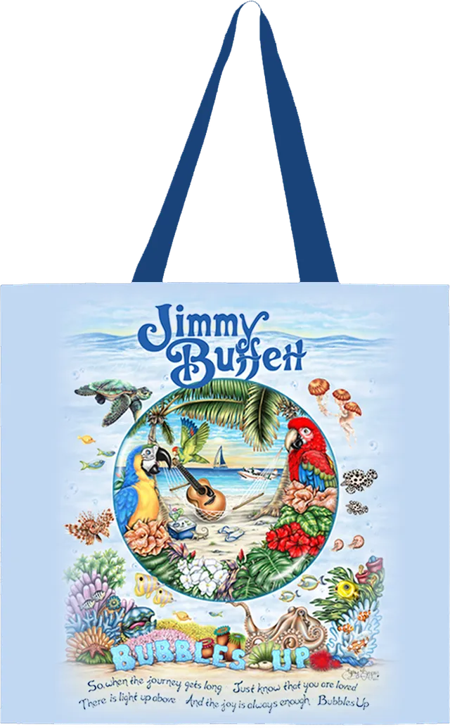 Jimmy Buffett Equal Strain on All Parts tote bag