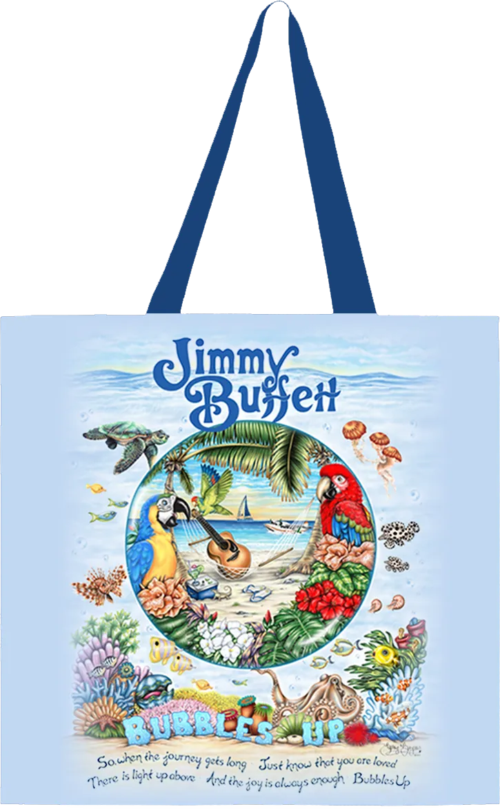 Jimmy Buffett Equal Strain on All Parts tote bag