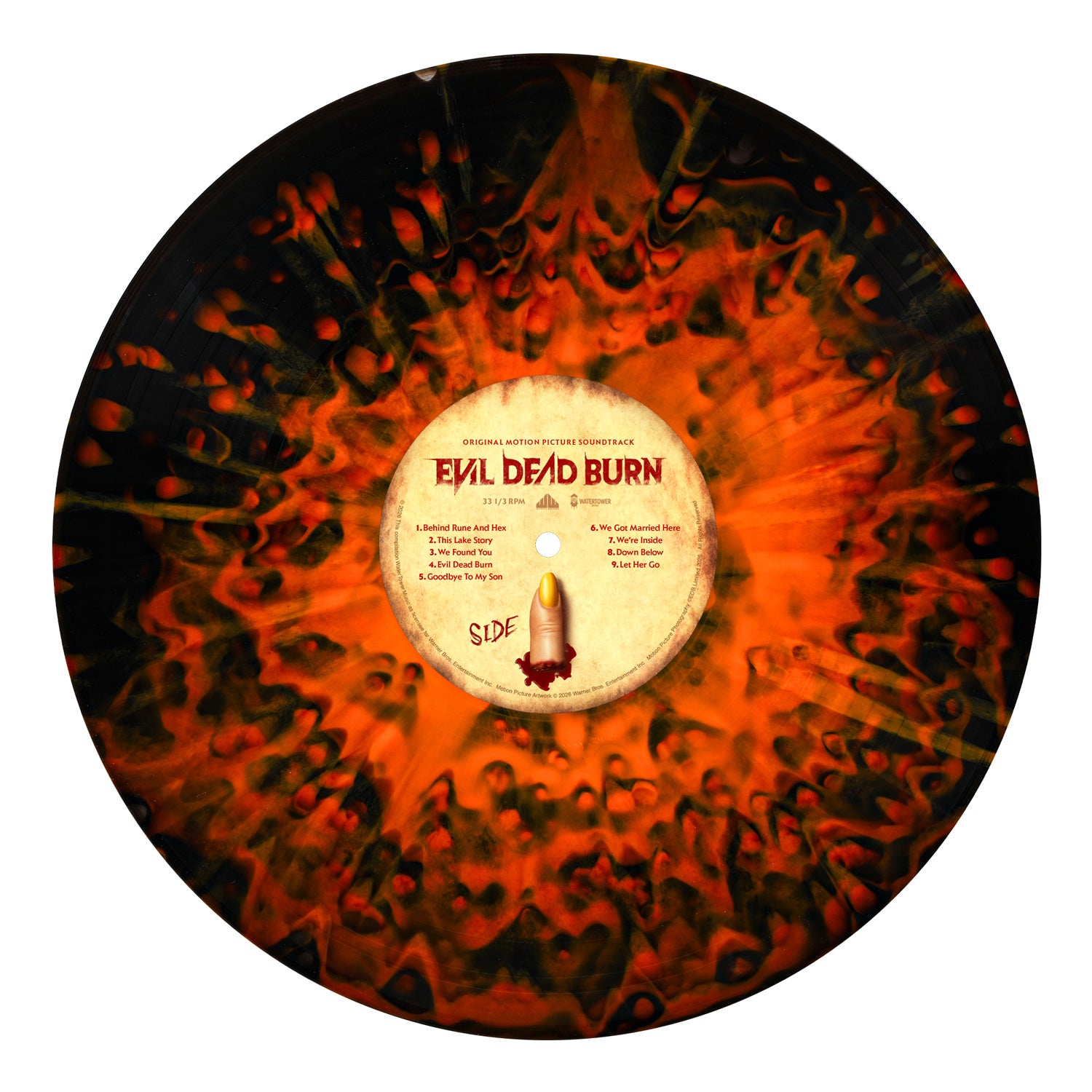 Waxwork Records Evil Dead Burn vinyle double BO préco