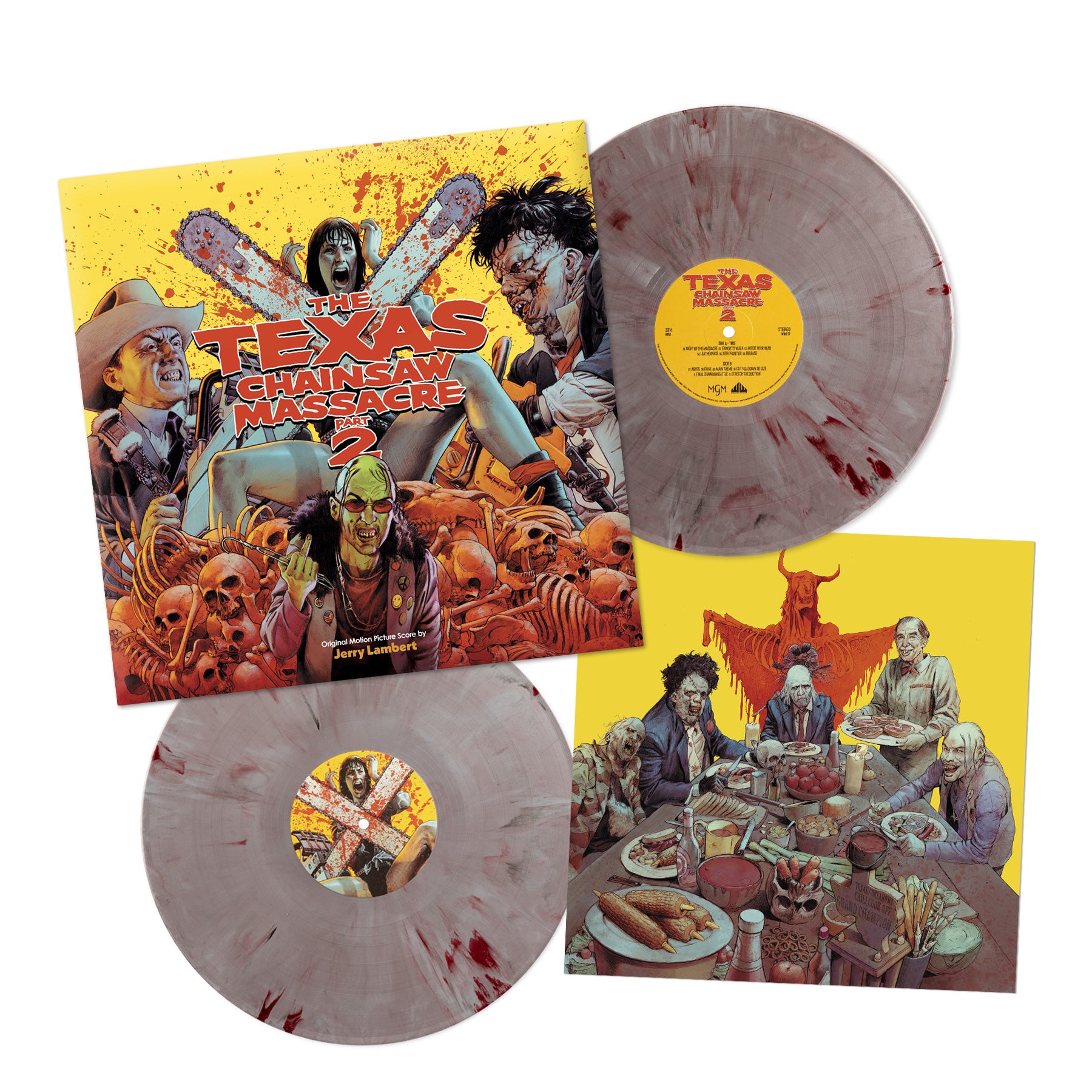 Waxwork Records Texas Chainsaw Massacre 2 vinyle Chainsaw Blade