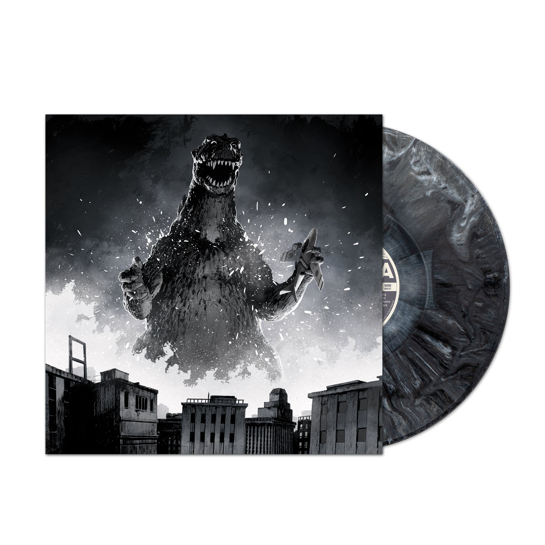 Waxwork Records Godzilla Showa coffret vinyle 18 LP couleur