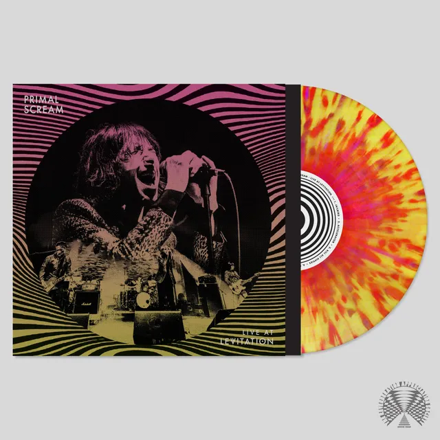 Primal Scream Live At Levitation vinyle jaune sunburst