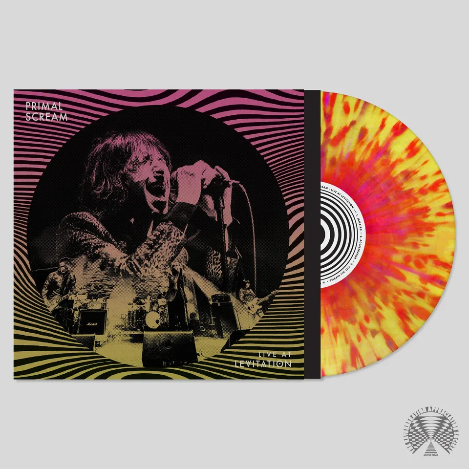 Primal Scream Live At Levitation vinyle jaune sunburst