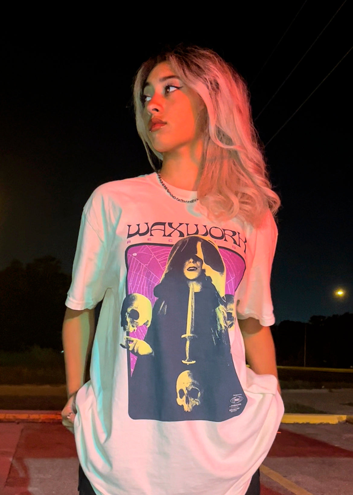 Waxwork Records Vampire Hex t-shirt Natural sorcellerie