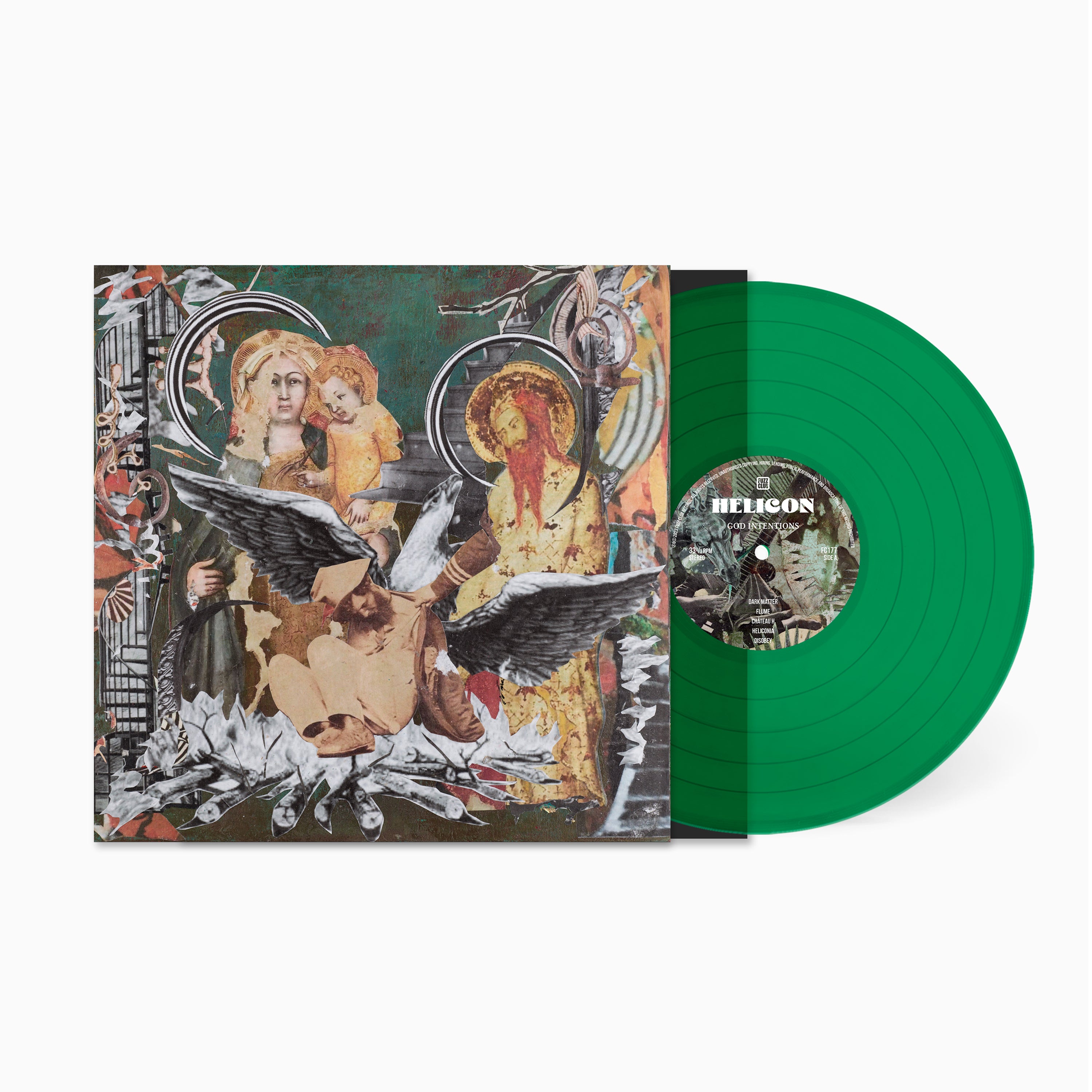 Helicon God Intentions vinyle vert transparent 180g