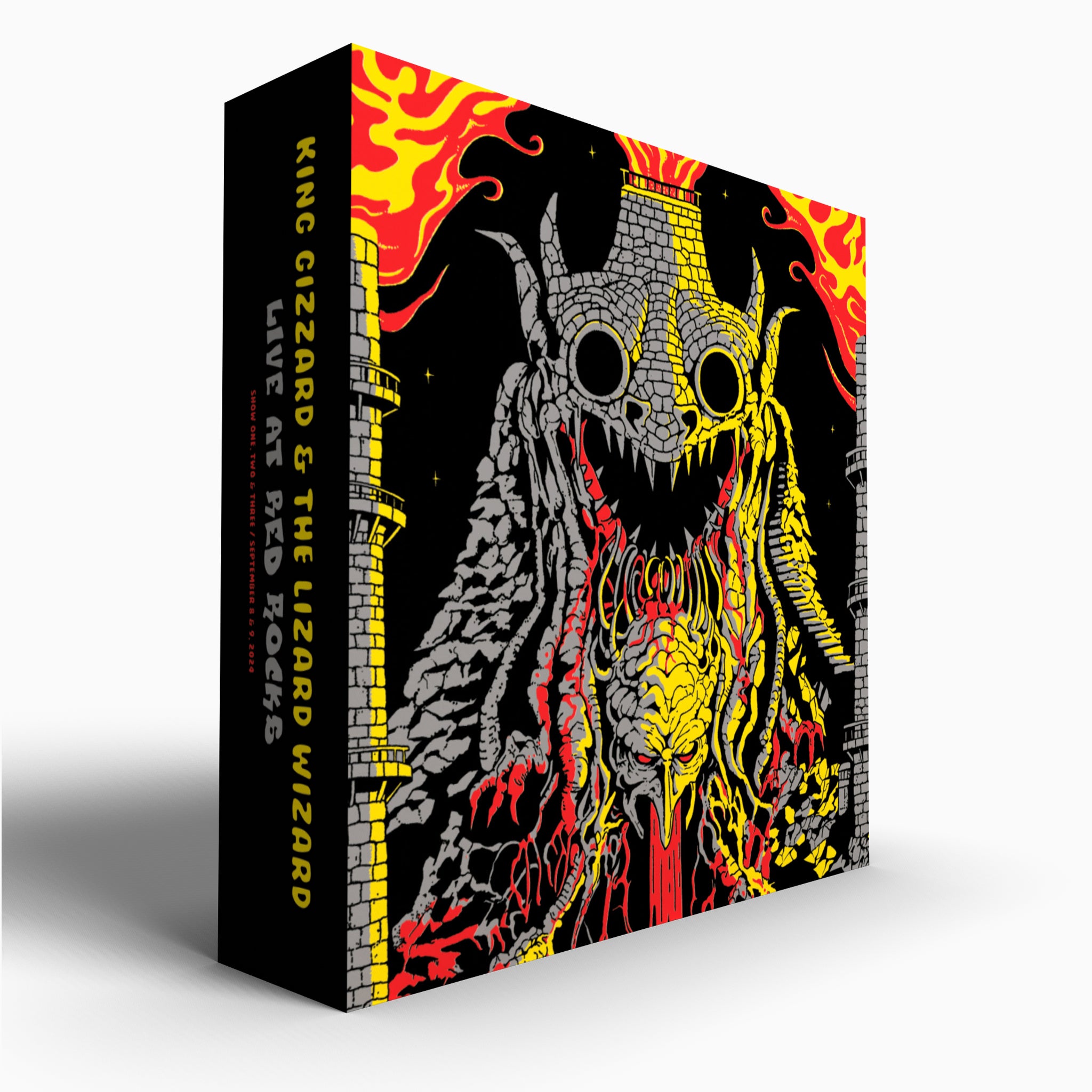 Fuzz Club King Gizzard Live Red Rocks '24 coffret 3 vinyles Show 1