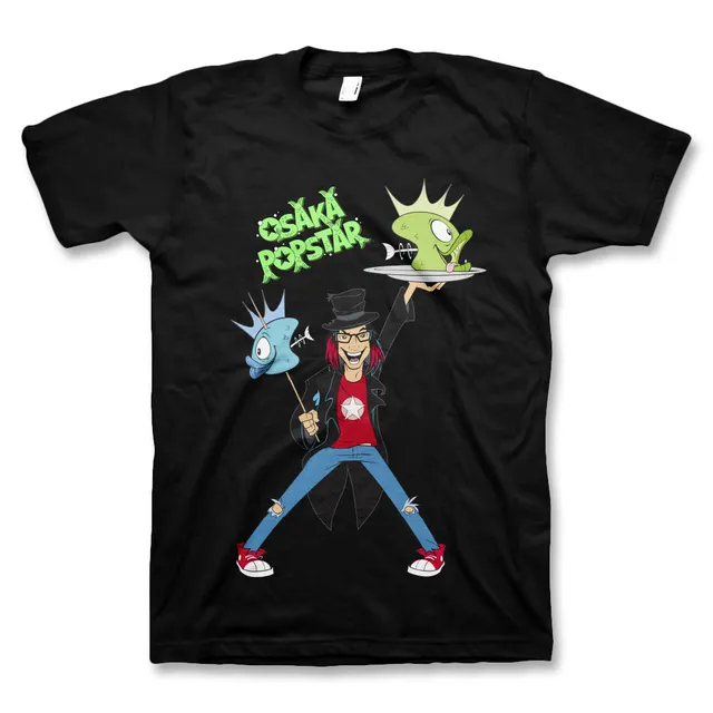 Osaka Popstar Fish Heads t-shirt noir Fish Heads