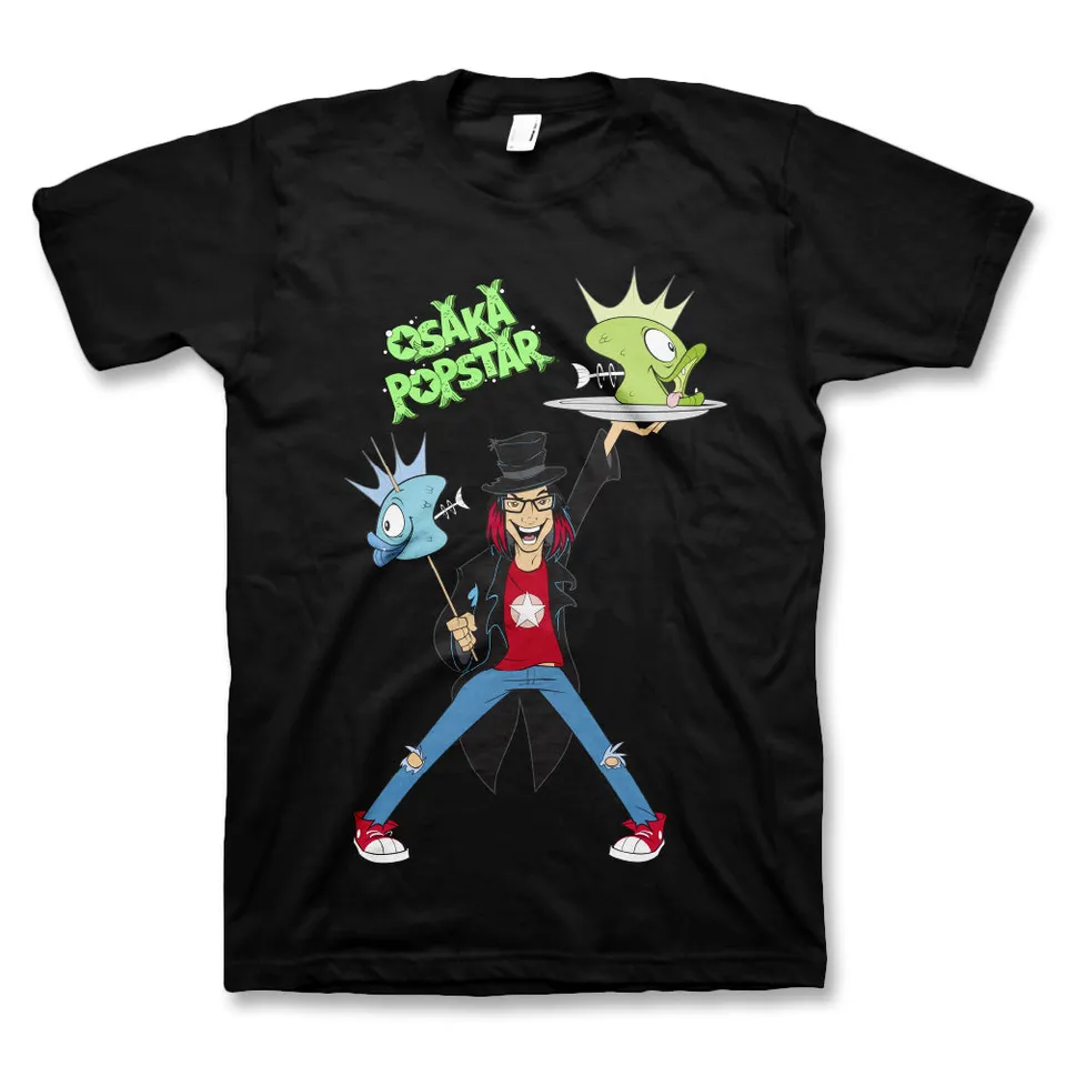 Osaka Popstar Fish Heads t-shirt noir Fish Heads