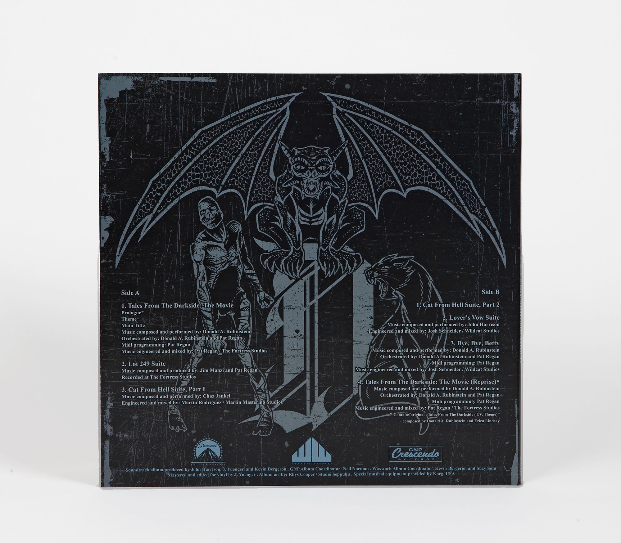 Waxwork Records Tales From The Darkside vinyle 180g Gargoyle