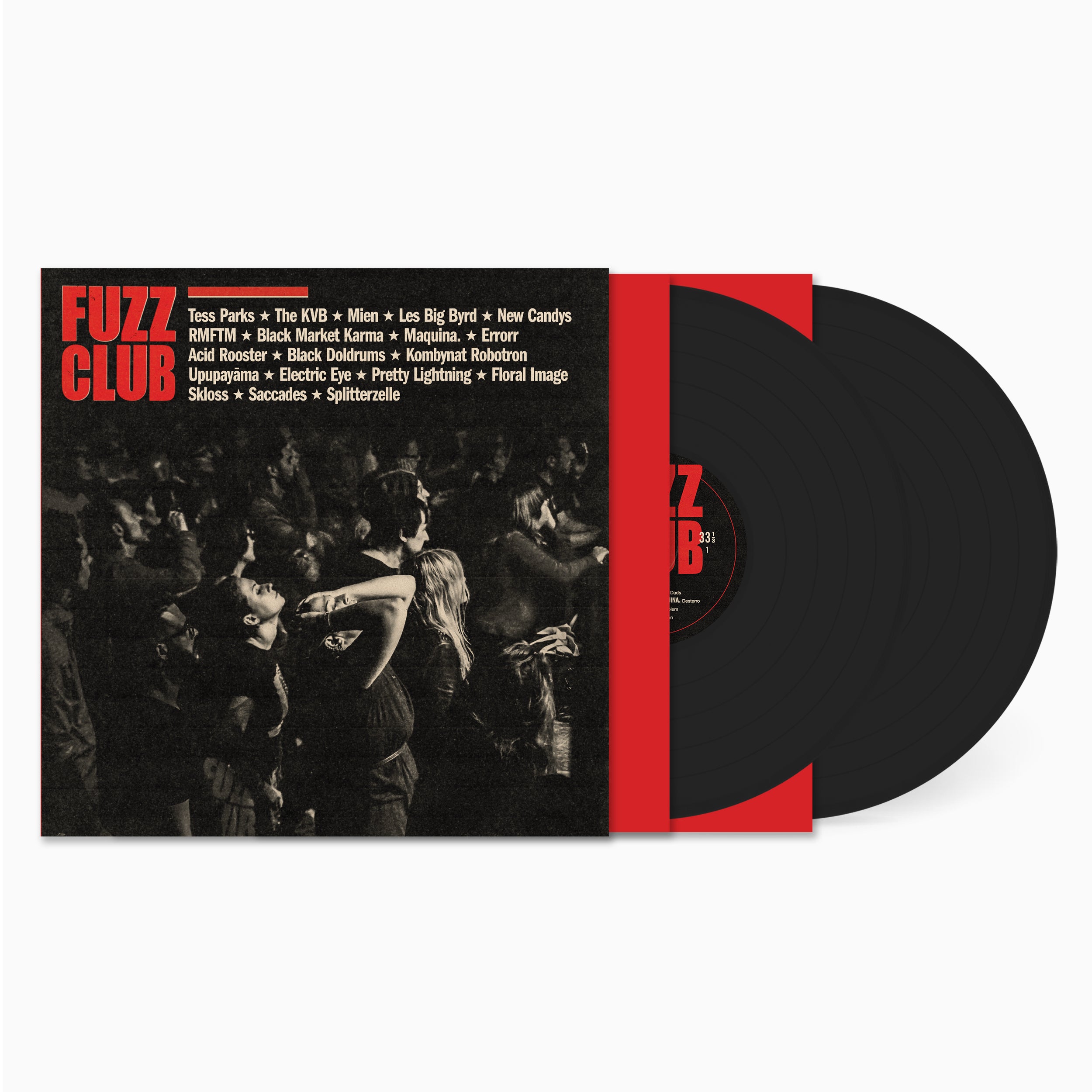 Fuzz Club Festival 2025 compilation vinyle double LP noir