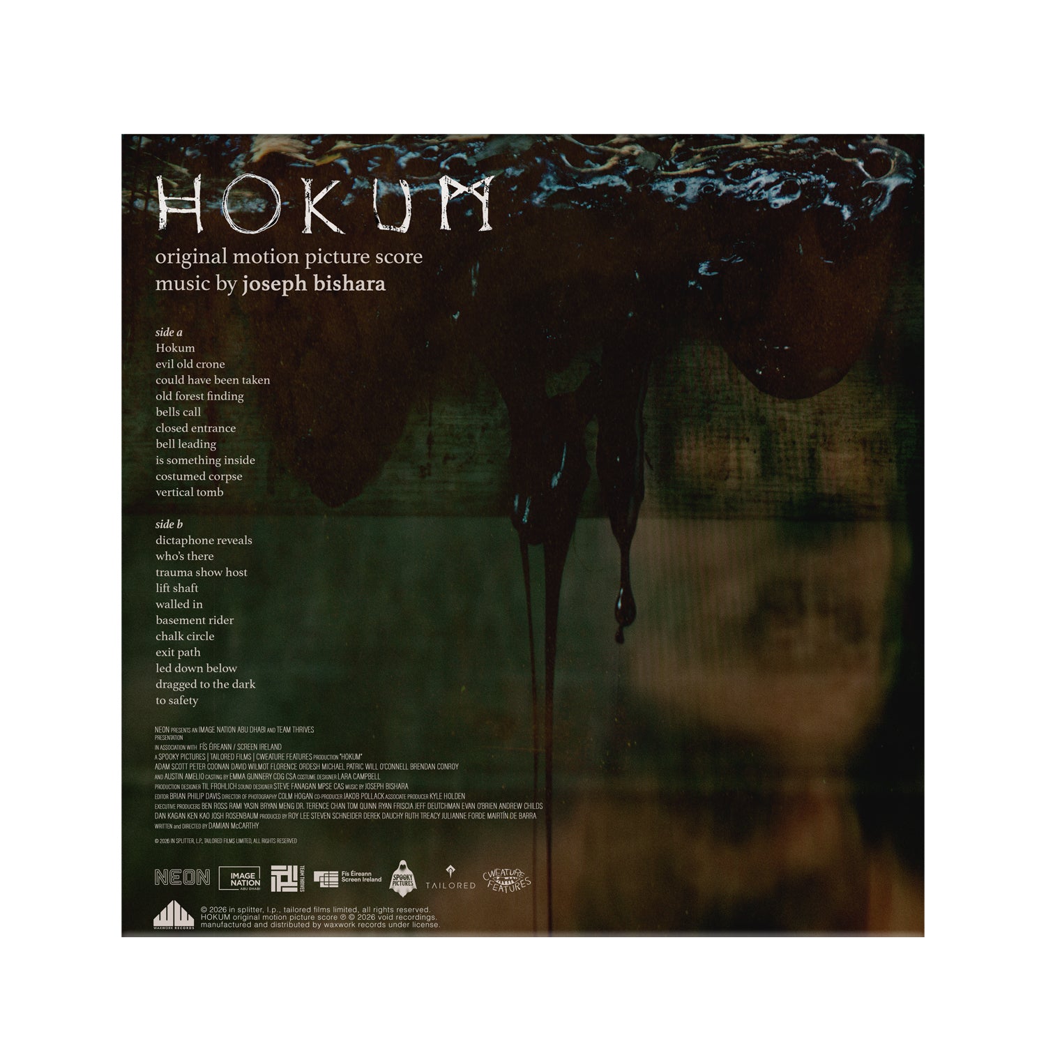 Waxwork Records Hokum vinyle bande originale Bishara