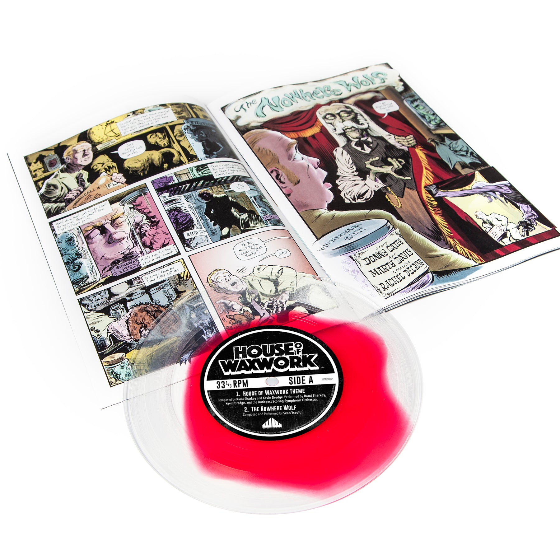 Waxwork Records House of Waxwork 2 comic + vinyle 7" horreur