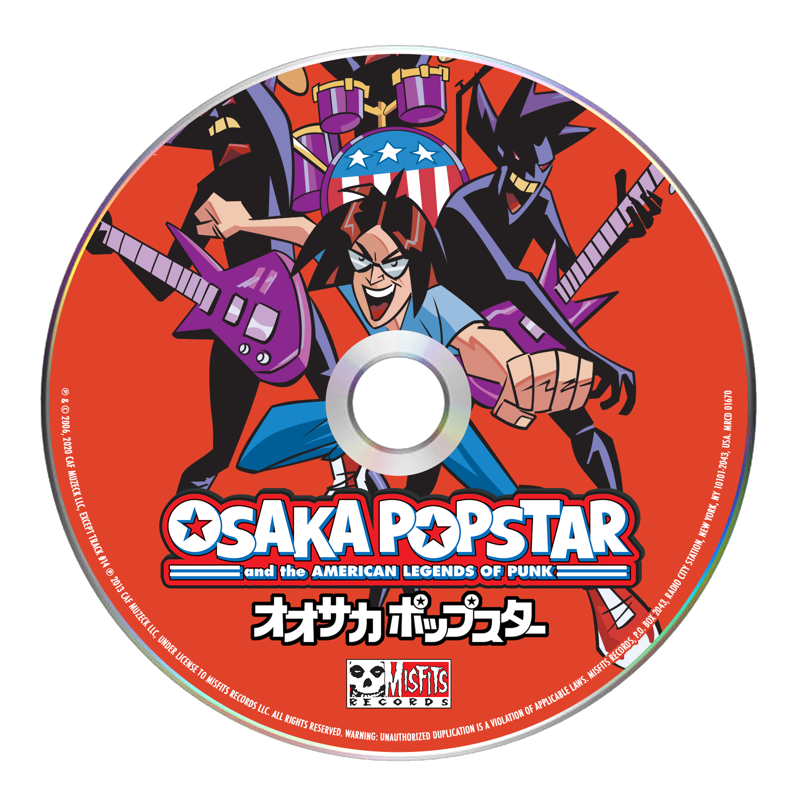 Demented Punk Osaka Popstar Legends of Punk CD digipak