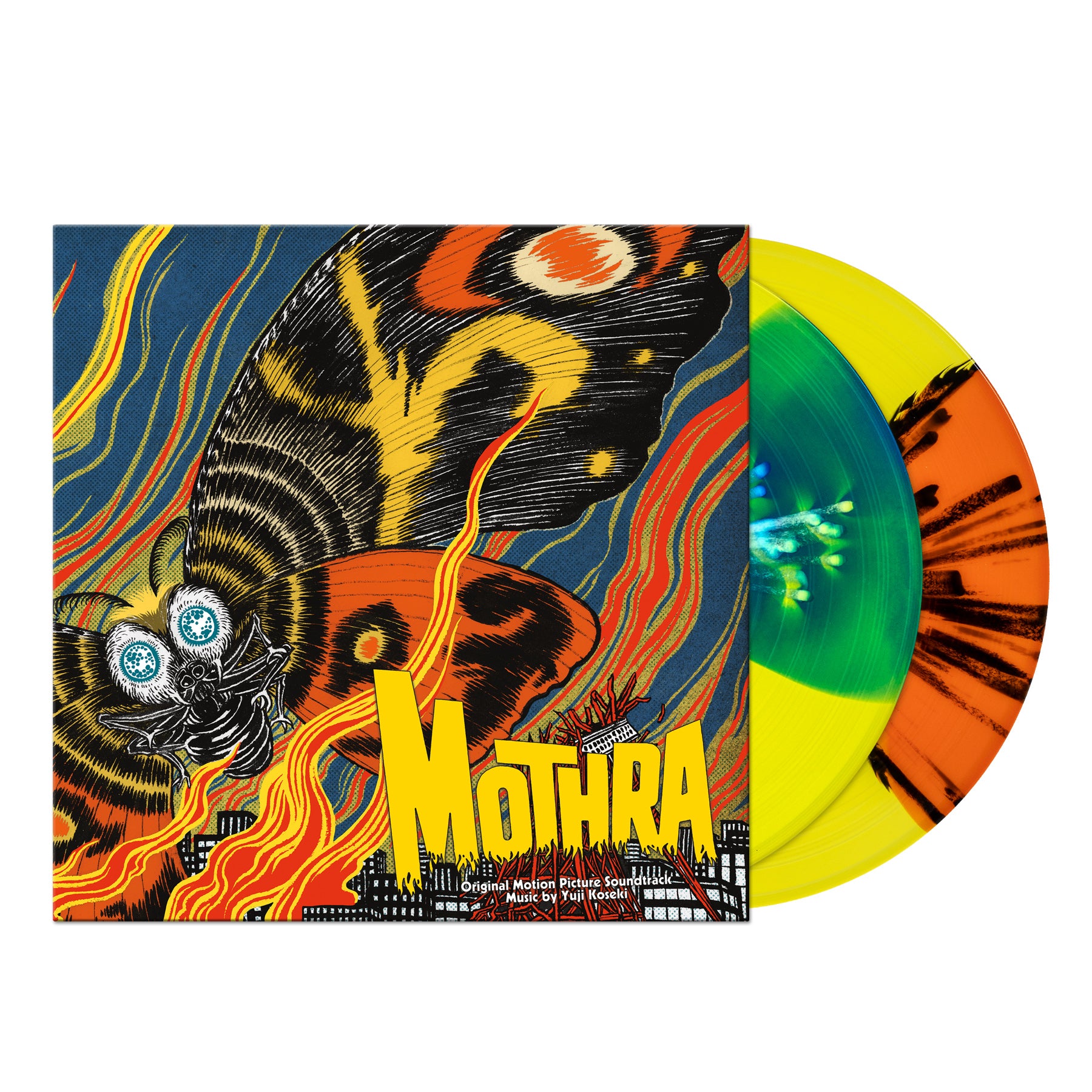 Waxwork Records Mothra vinyle double LP 180g Toho