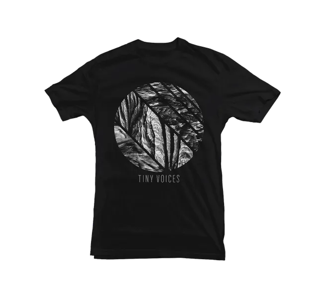Tiny Voices Erosion Circle T-shirt noir bio M