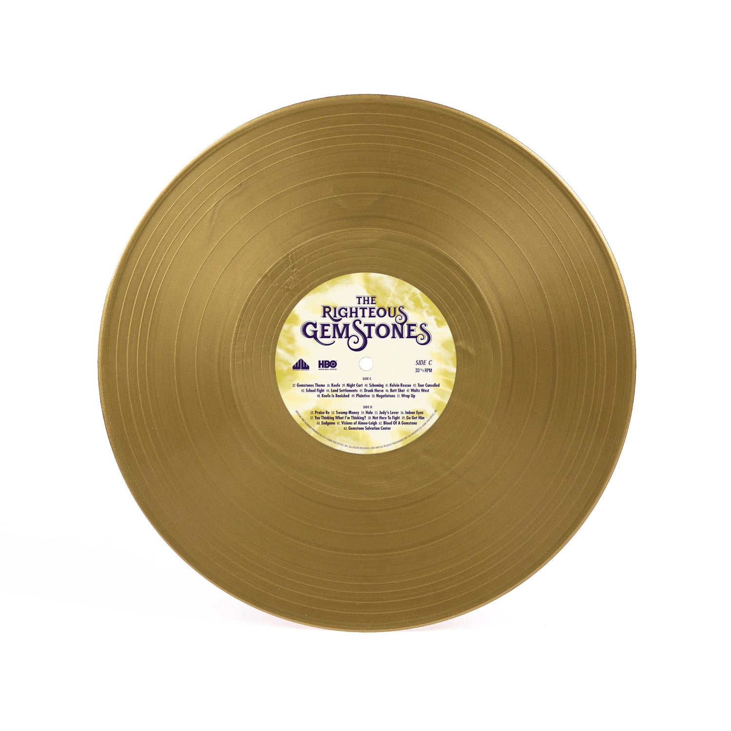 Waxwork Righteous Gemstones vinyle 2LP blanc or +7"